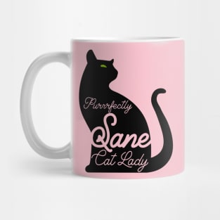 Purrrfectly Sane Cat Lady Mug